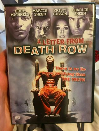 A Letter From Death Row (1998) Dvd Oop Rare (madacy,  2003) Bret Michaels