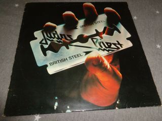 Judas Priest ‎– British Steel.  Org,  1980.  Cbs.  In,  Rare