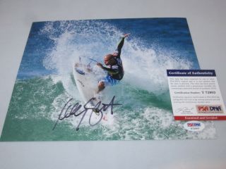 Kelly Slater Signed 8x10 Photo Psa/dna Surfing Legend Rare Wow 2