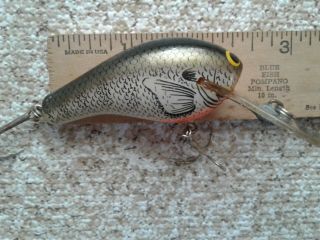 Vintage Bagley Lure - All Brass - Weighted Lip - Rare Natural Fish Pattern
