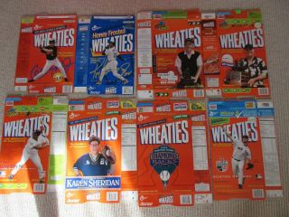 (9) WHEATIES 1995 RARE EIJI OUE CEREAL BOXES minnesota orchestra Factory Flat 4