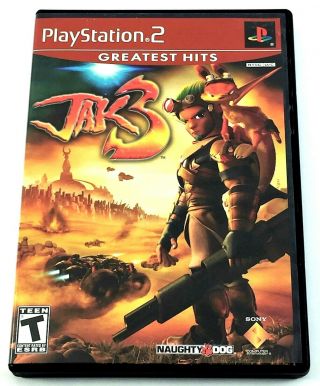 (g547) Rare Collectible Classic Vintage Sony Ps2 Jak 3 Great Game Fast