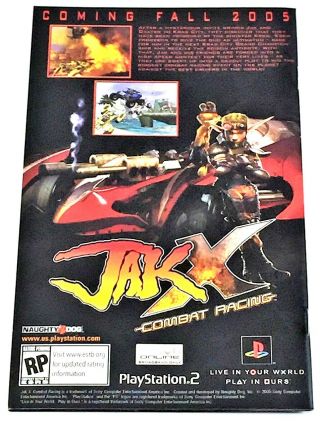 (G547) RARE COLLECTIBLE CLASSIC VINTAGE SONY PS2 JAK 3 GREAT GAME FAST 4