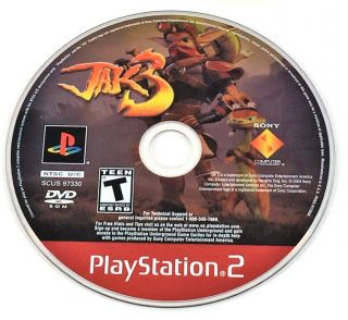 (G547) RARE COLLECTIBLE CLASSIC VINTAGE SONY PS2 JAK 3 GREAT GAME FAST 5