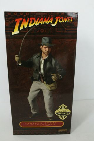 Sideshow Collectibles Indiana Jones Rotla 1:6 Scale Raiders Of The Lost Ark Rare