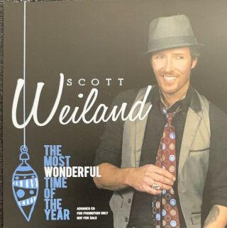 Scott Weiland The Most Wonderful Time Of The Year Rare Promo Advance Cd - Stp