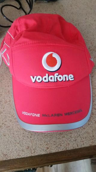 Rare Lewis Hamilton,  Vodafone,  Mclaren Mercedes Formula 1,  F1 Baseball Cap / Hat