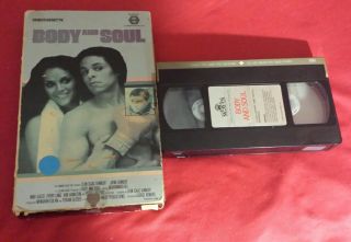 Vhs Movies Body And Soul Muhammad Ali.  Rare Mike Gazuzo Tape With Signature.