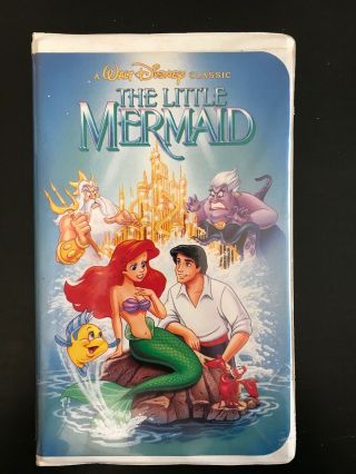 The Little Mermaid (vhs,  1990) Rare " Inappropriate " Cover.  " The Classics "