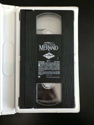 The Little Mermaid (VHS,  1990) Rare 