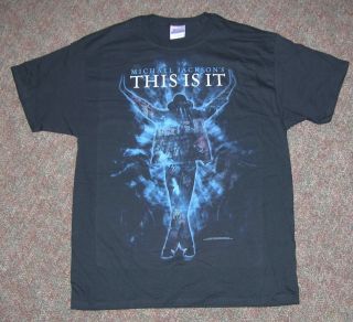 Rare - Michael Jackson - " This Is It " Tee - Shirt - Size L - - 2009