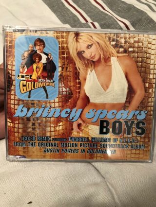 Britney Spears Rare Boys Cd Single 2002 Britney Era 4 Track