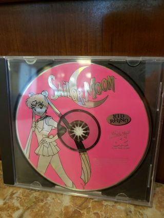 Very Rare Sailor Moon Pink Cd Soundtrack 1996 Kid Rhino Manga Anime