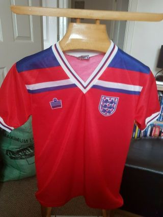 Rare Old England 1982 Away Football Shirt Size Small 35 - 37ins