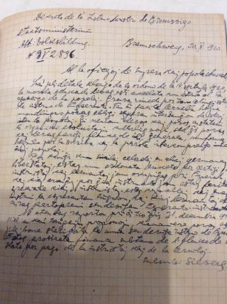 German Republic 1924 Dekreto Esperanto Written In Ink Rare