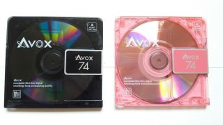 Avox 74 Minidiscs,  Made In Japan,  Very Rare