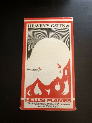 Heavens Gates And Hells Flames Rare Scare Film Vhs Horror Sleaze Sov Big Box