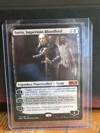 Sorin,  Imperious Bloodlord - M20 Core Set 2020 M/nm Mythic Rare