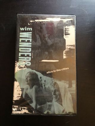 Rare Wim Wenders Alice In The Cities Vhs Horror Sleaze Big Box Cult Sov