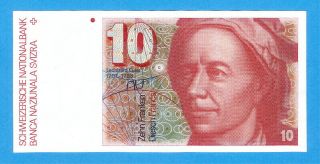 Switzerland 10 Francs Nd Series 80g5897966 Rare