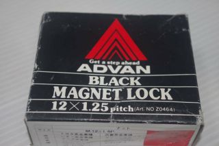 Rare Jdm Advan Magnet Wheel Locks
