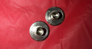 RARE - (2) COLT SILVER REPLACEMENT GRIP MEDALLIONS COMPATIBLE W/ ALL COLT GRIPS 4