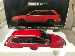 Minichamps Audi Rs4 1/18 Avant 2006 Red Metallic Very Rare
