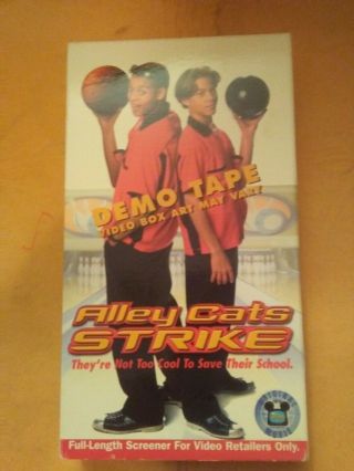 Extremely Rare Disney Vhs Alley Cats Strike Demo Vhs Tape - Not On Dvd
