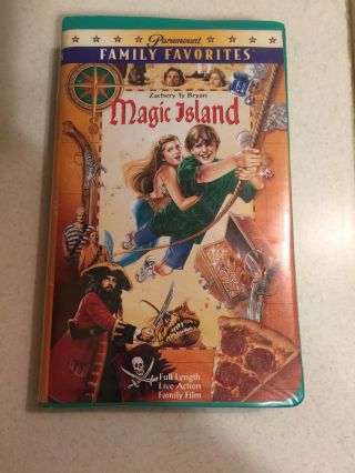 Vhs Magic Island Paramount Pictures Rare