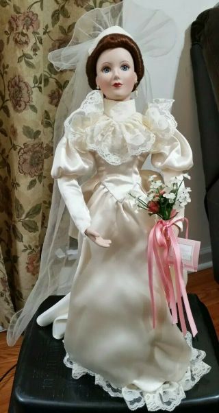 Rare Ashton Drake Porcelain Bride Doll
