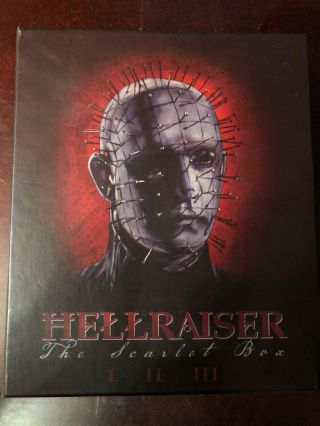 Hellraiser Scarlet Box Blu Ray Arrow (region A) Horror Oop Rare