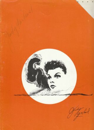 Judy Garland Signed 1950 " Story Of Her Life " Photo Album History Booklet Rare