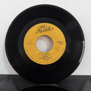 Piano Negro " Gaita De Los Enanos/la Yema " Fuentes Rare 45rpm Records