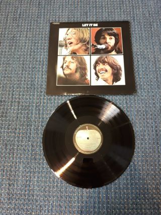 The Beatles Let It Be Rare Dutch Vinyl Lp