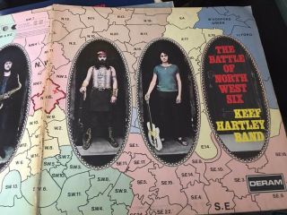 Keef Hartley Band The Battle Of North West Six Deram Stereo 1969 Sml1054 Rare