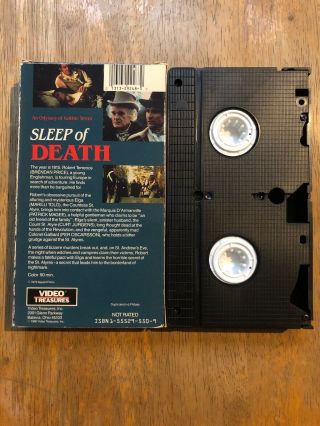 Sleep of Death (1985 VHS) RARE OOP Horror Screened And Plays Great 2
