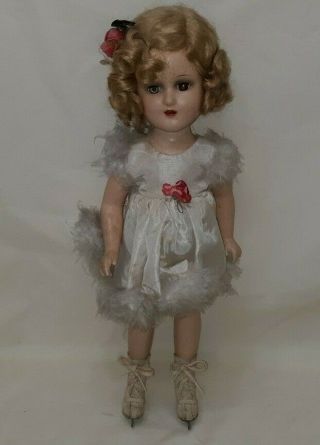 Vint.  Mdme Alexander Composition Sonja Henie Doll All Orig.  15 " Rare $122.  22