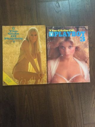 2x The Girls Of Playboy 1 1973 & 3 1978 Rare Vintage Sp Collectors