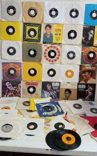 89 Elvis Presley Rare 45 Rpm Records Picture Sleeves Imports Ep 
