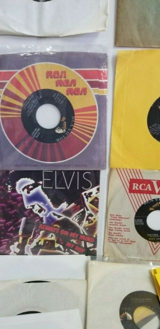 89 ELVIS PRESLEY RARE 45 RPM RECORDS PICTURE SLEEVES IMPORTS EP ' S CLASSIC HITS 7