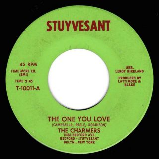 Rare Northern Soul Funk 45 - The Charmers - The One You Love / Natural Self Vg