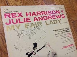 MY FAIR LADY MUSICAL VINYL 1960 ' s JULiE ANDREWS REX HARRISON RARE AUDREY HEPBURN 3