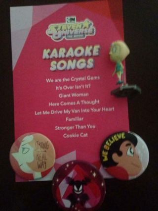 San Diego Comic Con Exclusive Steven Universe The Movie Buttons Pins Sdcc Rare