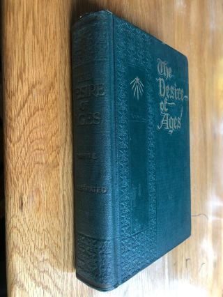 The Desire Of Ages Ellen G White Illustrated “RARE GREEN” 1800’s Or Early 1900’s 2