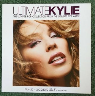 Kylie Minogue - Ultimate Kylie Record Store Promo Photo Rare