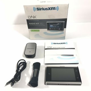 Rare Sirius Lynx Sxi1 Satellite Radio Kit Receiver Wi - Fi Bluetooth Xm Portable