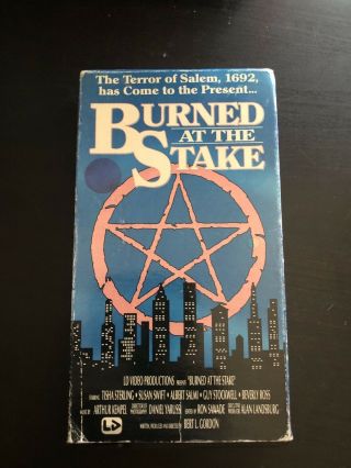 Burned At The Stake Rare Horror Vhs Sleaze Gore Sov Cult