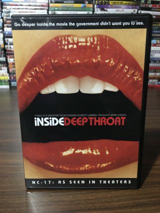 Inside Deep Throat (2005) Dvd,  Nc - 17 Theatrical Version,  Rare Oop Linda Lovelace