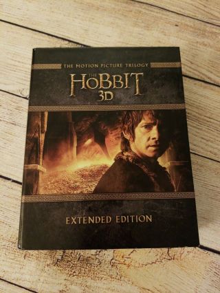 The Hobbit Trilogy 3d Extended Edition (3d,  Blu - Ray,  15 Discs) Oop Very Rare