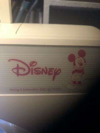 Brother SE - 270D Computerized Sewing Machine RARE DISNEY EDITION 3